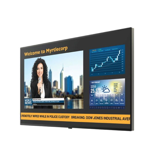 Toshiba TD-E501 50" E Series 16/7 Digital Display FHD HDMI VGA Audio Serial | NO STAND