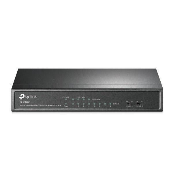 TP-LINK TL-SF1008P 8-Port 10/100 + 4-Port PoE+ Switch | 3mth Wty