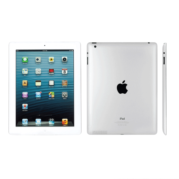 Used Apple iPad 4 a2460 32GB WIFI & Cell White - A Grade 6mth wty