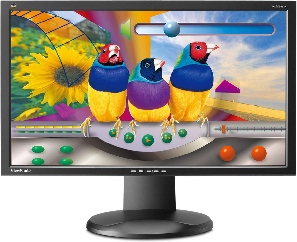 ViewSonic VG2428WM 23in FHD VA 75Hz Refurbished Monitor - Front View