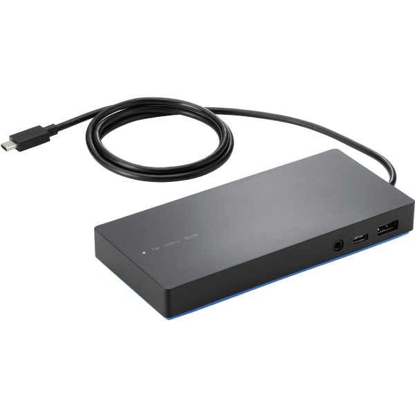 HP TPA-B01 USB-C DP HDMI USB 3.0 Docking Station + Adapter | 3mth Wty