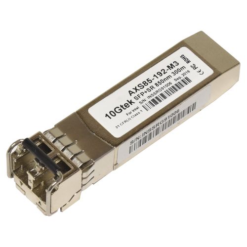 10Gtek AXS85-192-M3 10GBASE-SR SFP+ Transceiver 850nm 300m OM3 LC Duplex