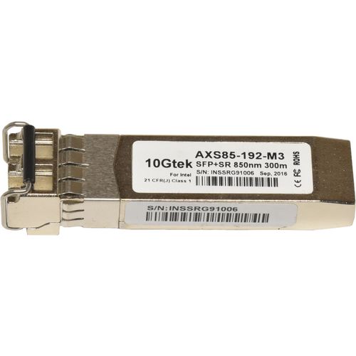 10Gtek AXS85-192-M3 10GBASE-SR SFP+ Transceiver 850nm 300m OM3 LC Duplex