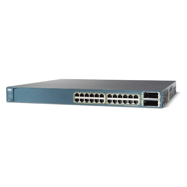 Cisco Catalyst WS-C3560E-24TD-S 24 x Gigabit Ports + 2 X2 10 Gbe Switch