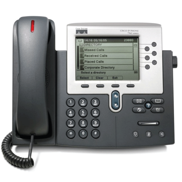 Cisco 7961G Unified IP Phone Handset & Stand | NO POWER ADAPTER 3mth Wty