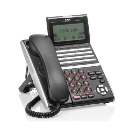 NEC DT800 ITZ-24D-3A 24 Buttton IP Telephone Black | Brand New