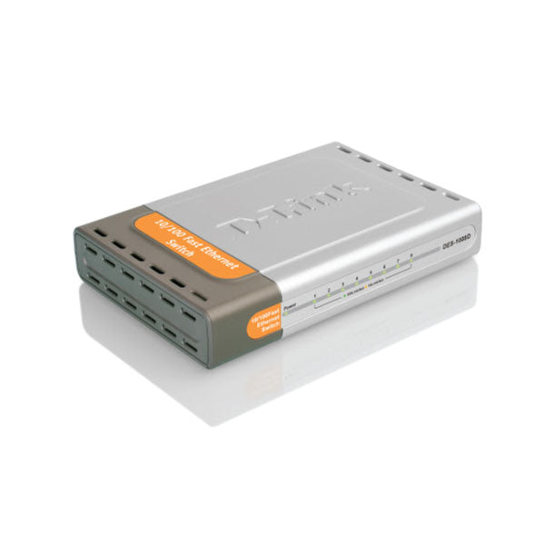 D-Link DES-1008D 8-Port Unmanaged 10/100Mbps Desktop Switch | 3mth Wty