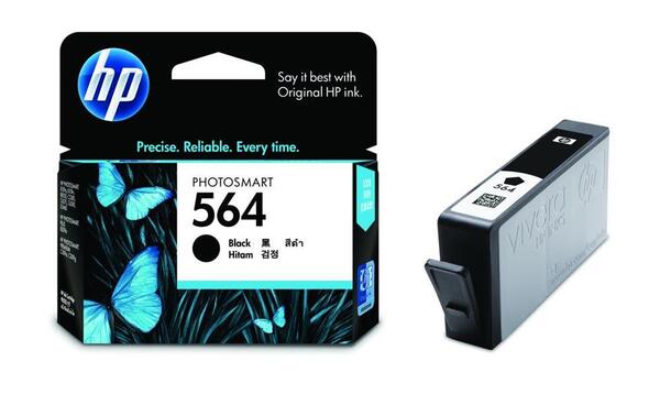 HP 564 Black High Yield Ink Cartridge CB324WN | Genuine & Brand New