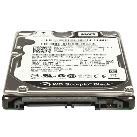 Western Digital WD5000BPKT 500GB 7.2K SATA 3Gb/s 2.5" 9.5mm Hard Drive | 3mth Wty