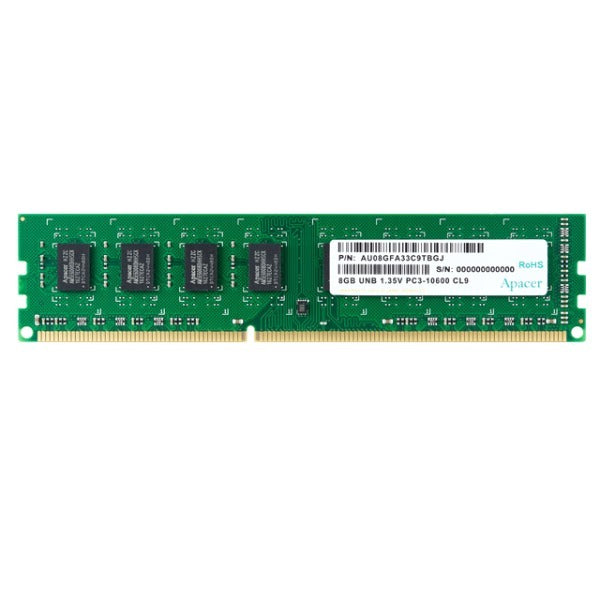 Apacer 78.C1GEP.9K10C 8GB DDR3 1333MHz Desktop RAM | 3mth Wty