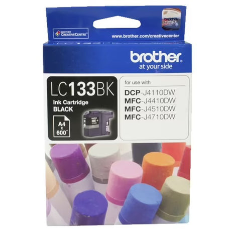 Brother LC-133BK Ink Cartridge - Black | Genuine & New