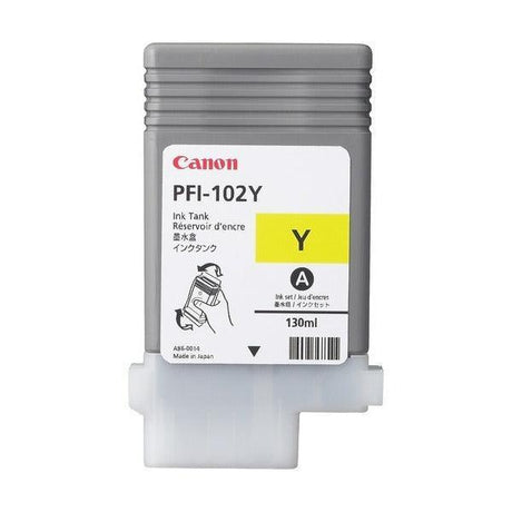 Canon PFI-102Y Yellow Ink Tank | Genuine & New