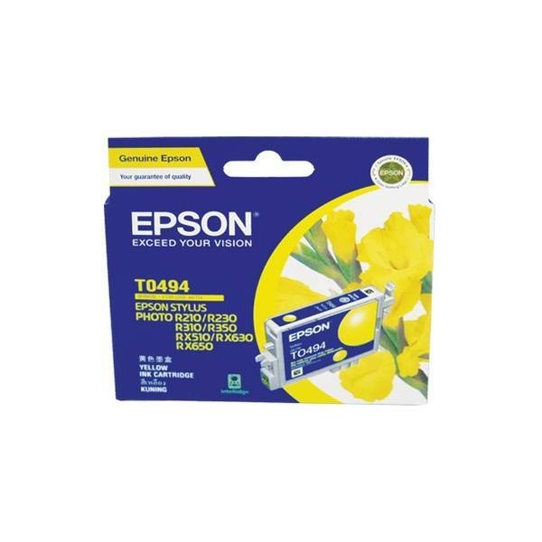 Epson T0494 Yellow Ink Cartridge | Genuine & New