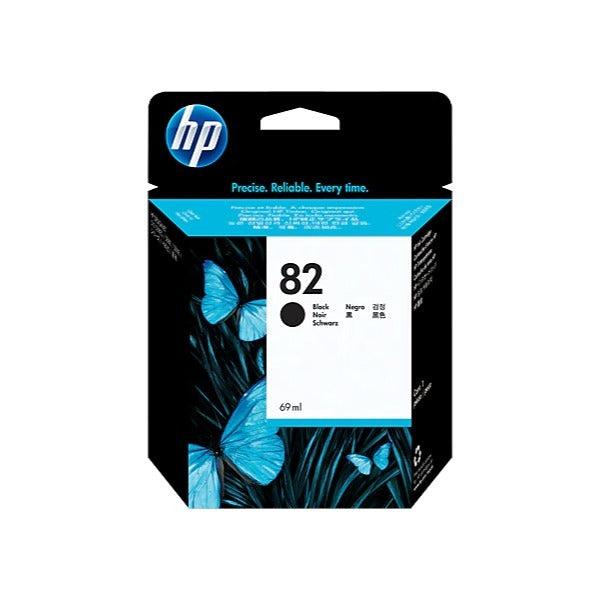 HP 82 CH565A Black Ink Cartridge | Genuine & Brand New