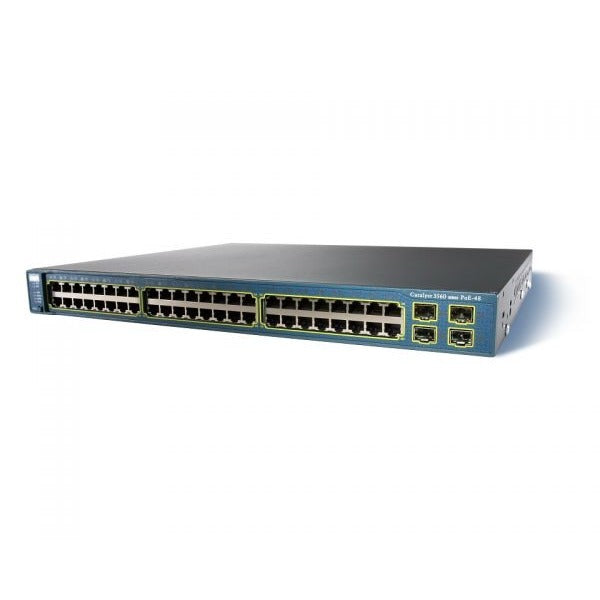 Cisco WS-C3560-48PS-E 48 Port 10/100 PoE + 4 SFP Gbe Switch | 3mth Wty