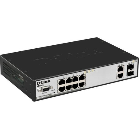 D-Link DES-3200-10 10-port 10/100 + 2 GBe ports Layer 2 Switch | 3mth Wty