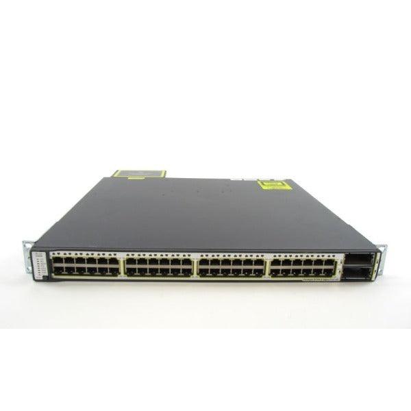 Cisco Catalyst WS-C3750E-48PD-E 48 PoE Gbe Ports + 2 x X2 10Gbe Switch | 3mth Wty