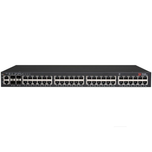 Brocade ICX 6430-48P 48-Port Gigabit Ethernet PoE+ 4-Port GbE SFP Uplink Switch | 3mth Wty