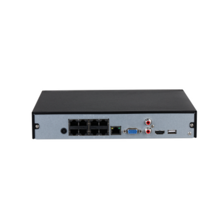 Dahua NVR4108HS-8P-4KS2/L 8 Channel 1U 8PoE Network Video Recorder | Wty
