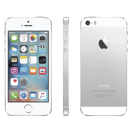 Apple iPhone 5S 32GB Unlocked Smart Phone Silver - A Grade