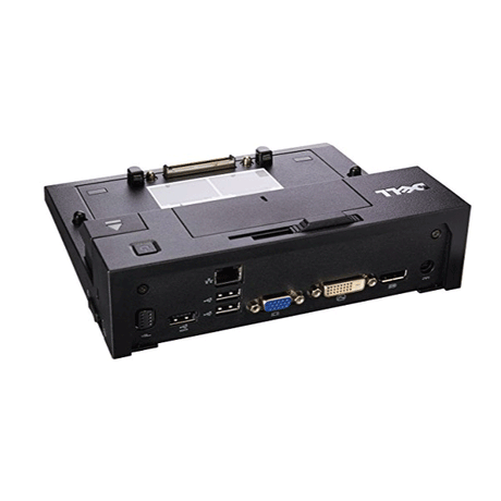 Dell PR03X Laptop E-Port USB 2.0 DP DVI VGA Docking Station | NO ADAPTER