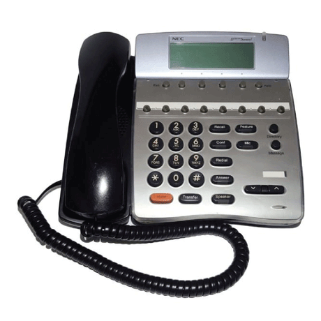 NEC DTR-8D-1A Digital Telephone - Black