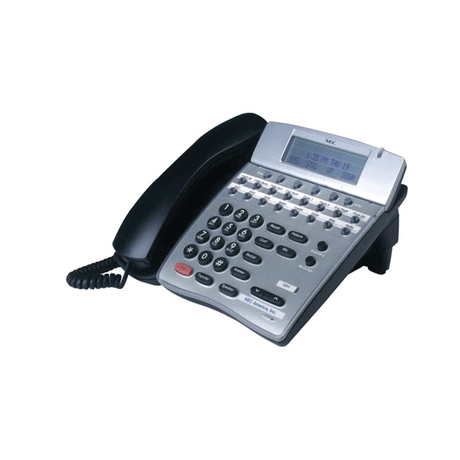 NEC DTR-16D-1A Digital Telephone - Black