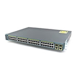 Cisco Catalyst 2960G WS-C2960-48PST-L 48-Port PoE Managed Switch | B-Grade