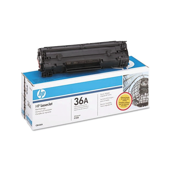 HP 36A LaerJet Toner Cartridge Black CB436A | Genuine & Brand New