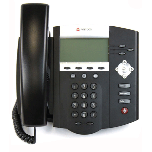 Polycom SoundPoint IP 450 Telephone Handset - NO Stand | 3mth Wty