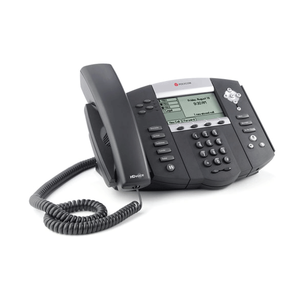 Polycom SoundPoint IP 550 Telephone Handset & Stand | 3mth Wty