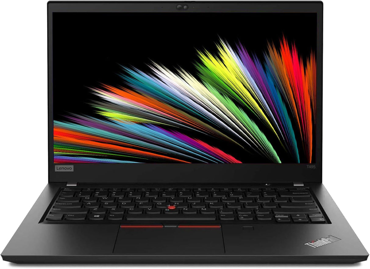 Lenovo ThinkPad T495 Refurbished 14" Laptop - Front Open View