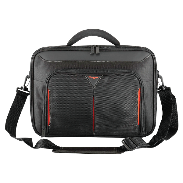 Targus 13-14.3" Classic Clamshell Case Black/Red CN414AU Laptop Bag| Brand New