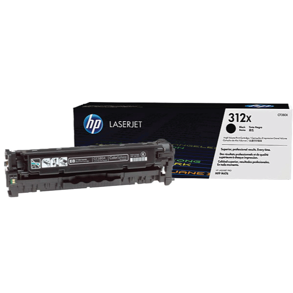 HP 312X CF380X Black High Yield Toner Cartridge | Genuine & Brand New