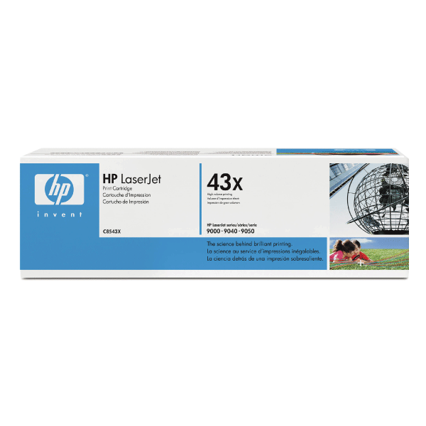 HP 43X C8543X Black High Yield Toner Cartridge | Genuine & Brand New