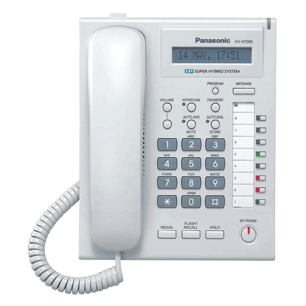 Panasonic KX-NT265X VOIP Phone - WHITE | 3mth Wty