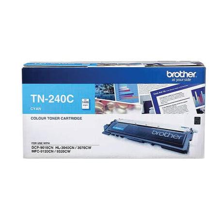 Brother TN-240C Toner Cartridge Cyan | Genuine & Brand New