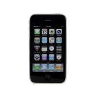 A Certified Refurbished Apple iPhone 3GS 32GB Black GSM Smartphone with a home button and app icon grid is shown against a white background.