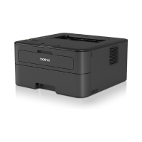 A Brother HL-L2305W Wireless Mono Laser Printer (23ppm, 2400x600dpi) in black, featuring a compact rectangular design with visible top paper output tray and control buttons, is displayed on a white background.