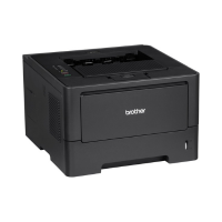 A refurbished Brother HL-5450DN Monochrome Laser Printer by Brother, with duplex printing and warranty, features a top paper output tray, left-side control buttons, and the Brother logo on the front panel.