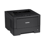 A refurbished Brother HL-5450DN Monochrome Laser Printer by Brother, with duplex printing and warranty, features a top paper output tray, left-side control buttons, and the Brother logo on the front panel.