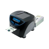 The Custom TK302 Thermal Printer by Custom offers efficient airport check-in with Ethernet, USB, and RS232 interfaces, a front digital display, and a rear output tray for seamless plastic card and travel document processing.