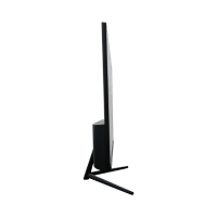 Side view of a refurbished Dahua DHI-LM24-B200 23.8" 1920x1080 Full HD LED monitor on a stand, highlighting its slim, minimalist design by Dahua against a plain white background.