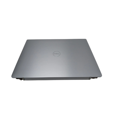 A closed silver Dell Latitude 7300 13.3" 1920x1080 Non-Touch Display & Assembly by Dell is shown from above with the logo centered, ideal for display replacement or showcasing the laptop on a white background.