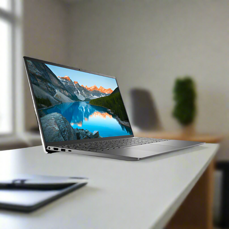 The Dell Inspiron 5510 i7 11390H laptop features a 15.6" display, 16GB RAM, and 512GB SSD—an affordable, slim silver notebook perfect for work or study.
