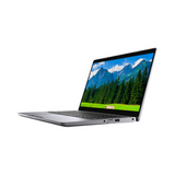 A certified refurbished Dell Latitude 5310 2-in-1 i7 10610U, shown open at an angle against a plain white background, displays a scenic mountain wallpaper on its 13.3" screen.