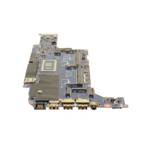 The Dell Latitude 5430 i5 1235U 1.3GHz 1Y2TP motherboard, shown on a white background, features USB, HDMI, and Ethernet ports. Product info highlights the motherboard and a 1-year warranty; only CSS code is given in the description.