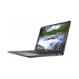 A refurbished Dell Latitude 7400 i5 8365U 1.6GHz 8GB 256GB SSD 14" laptop by Dell is open at a left angle on a white background, its screen displaying a scenic waterfall with trees and rocks.