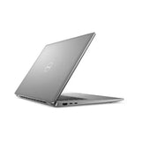 A silver Dell Latitude 7640 i7-1370P 16" FHD+ business laptop is partially open on a white surface, showing its back, left-side ports, and the Dell logo on the lid.