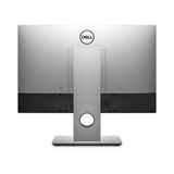 Rear view of a Dell Refurbished OptiPlex 7490 All-in-One Desktop (i5 11500, 16GB RAM, 512GB SSD, WiFi, 23), silver stand. Dell logo at the top; ports and power connectors visible at the bottom. Certified Refurbished.
